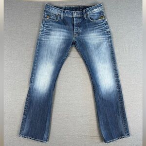 G-Star Heller Low Boot Faded Indigo Denim Jeans